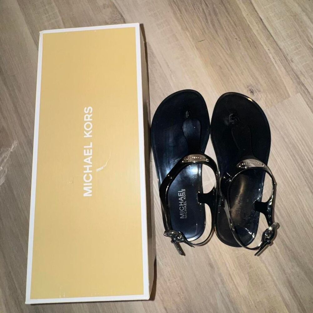 Michael-michael-kors Women's Black Flipflops